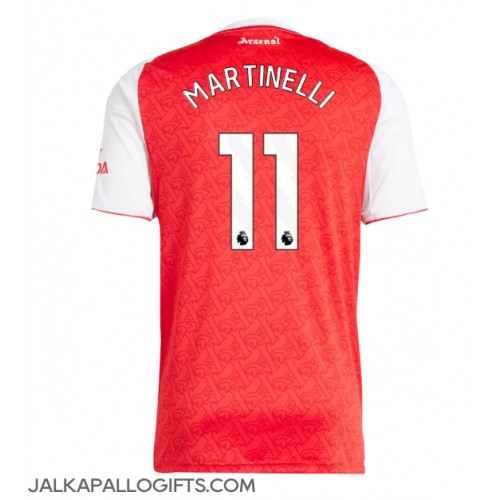 Arsenal Gabriel Martinelli #11 Kotipaita 2025-26 Lyhythihainen